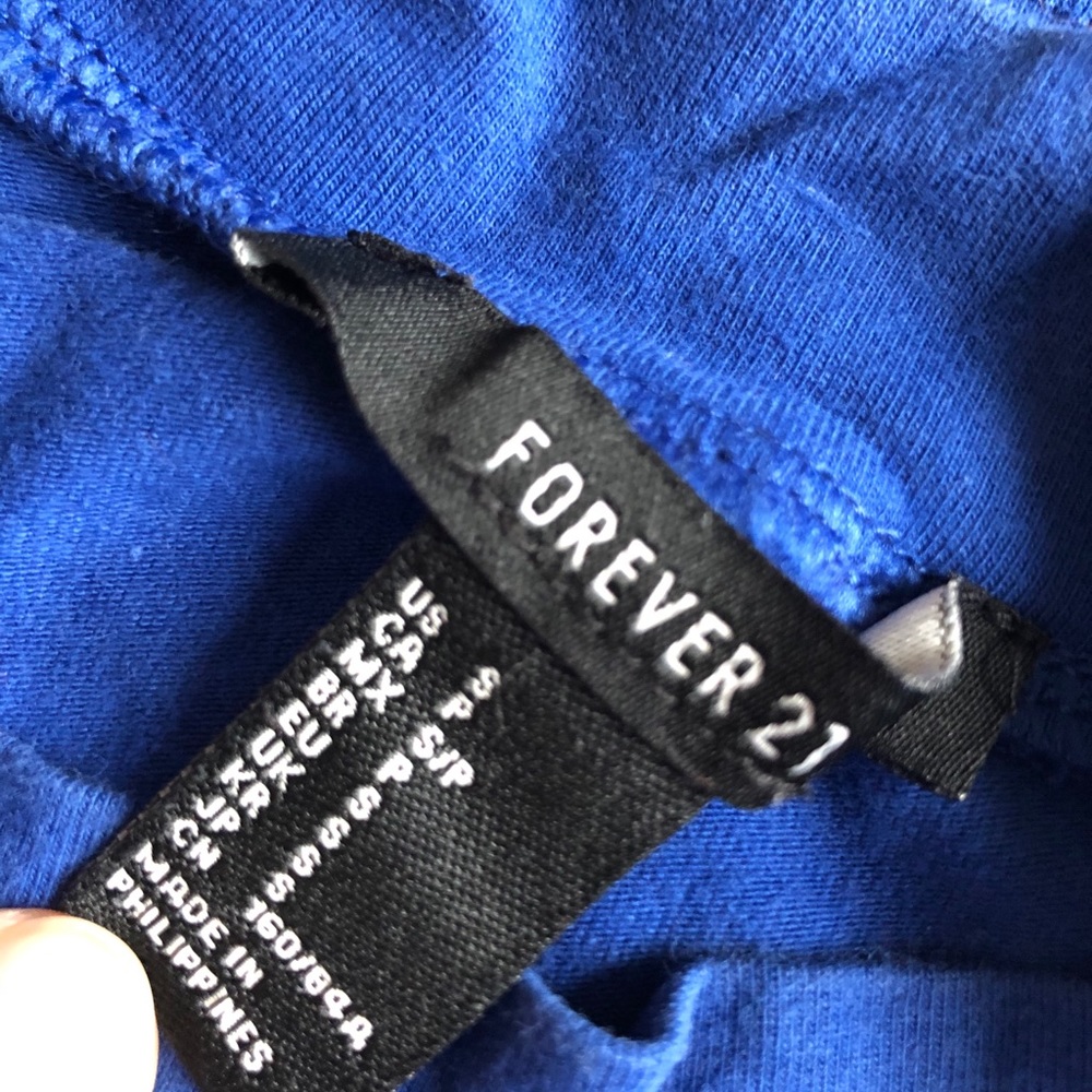 Forever 21 tank top blue